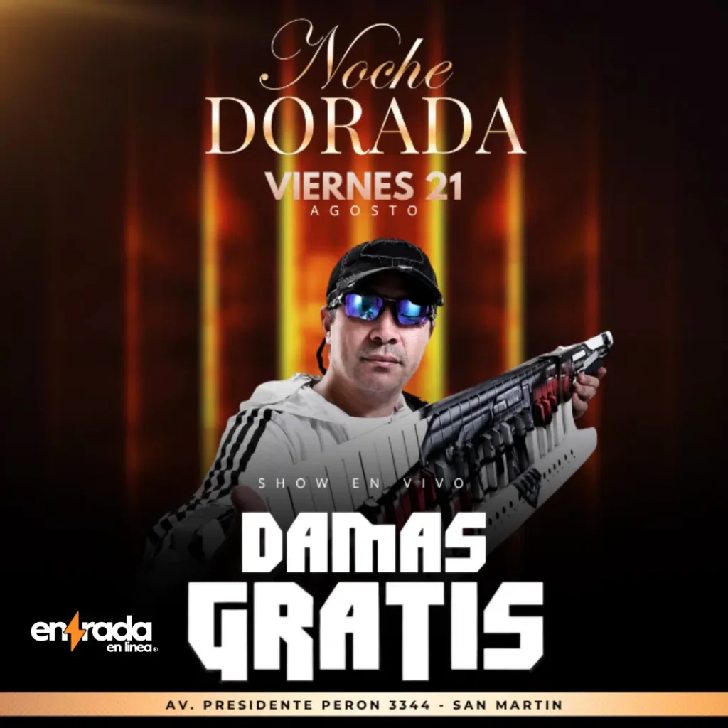 Entradas para DAMAS GRATIS - NOCHE DORADA en THE ONE CLUB - Entrada en Línea