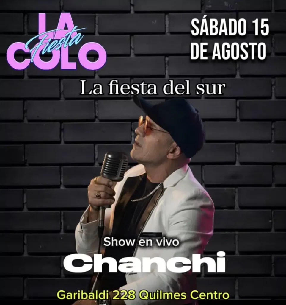 Entradas para FIESTA LA COLO | CHANCHI en GARIBALDI 228 | QUILMES - Entrada en Línea