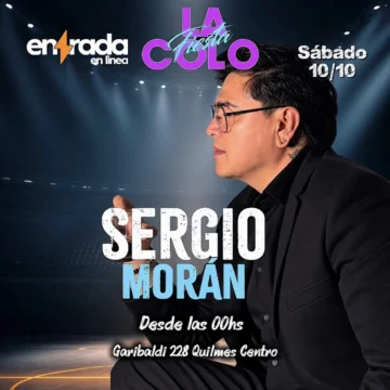 Entradas para FIESTA LA COLO | SERGIO MORAN en Garibaldi 228 Quilmes - Entrada en Línea