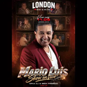 Entradas para MARIO LUIS - LONDON CENA SHOW en LONDON CENA SHOW - Entrada en Línea