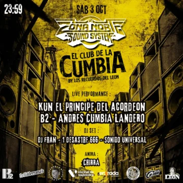 Entradas para Zona norte Sound system feat el club de la cumbia en Vecinal de Saavedra - Entrada en Línea